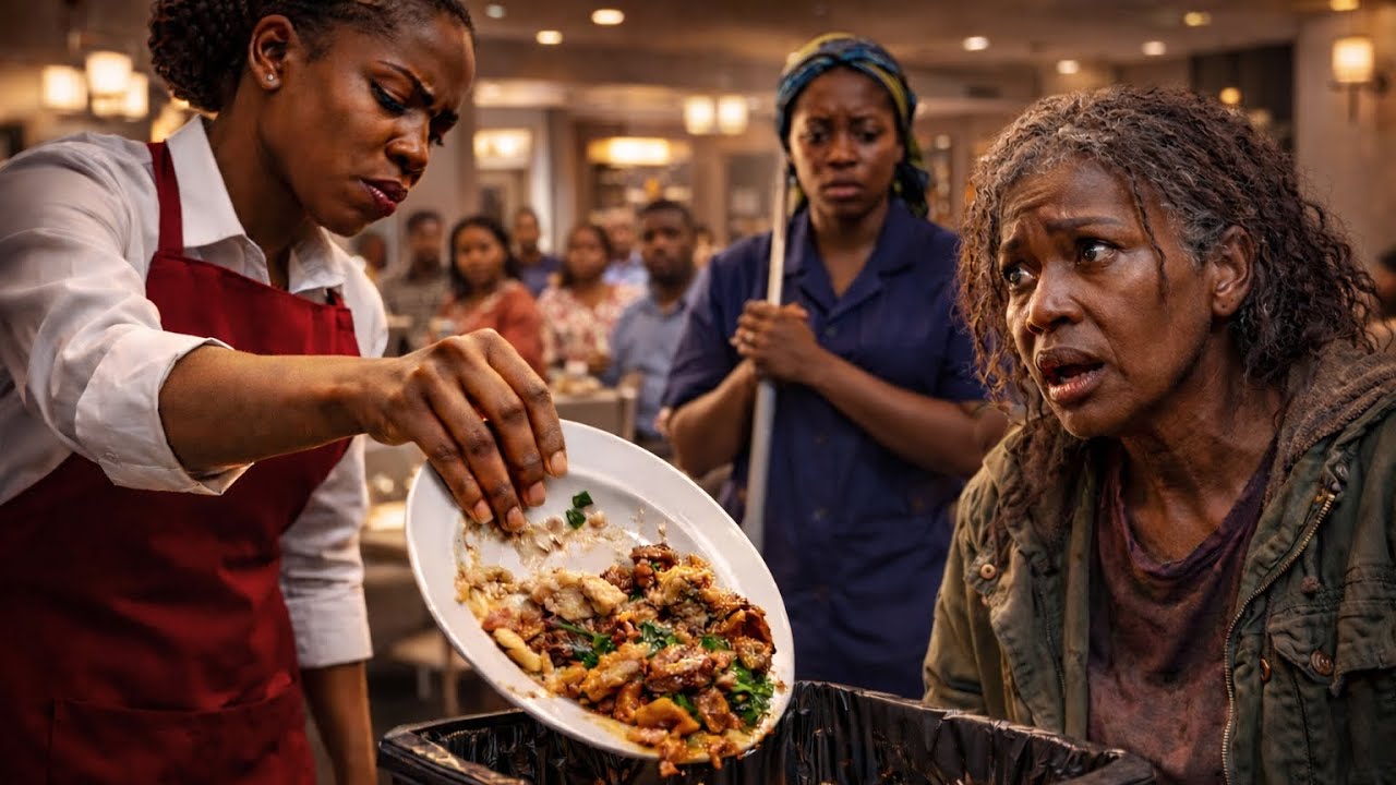 They Threw Away Her Food Because She Looked Homeless.Unaware She Owned the Restaurant.