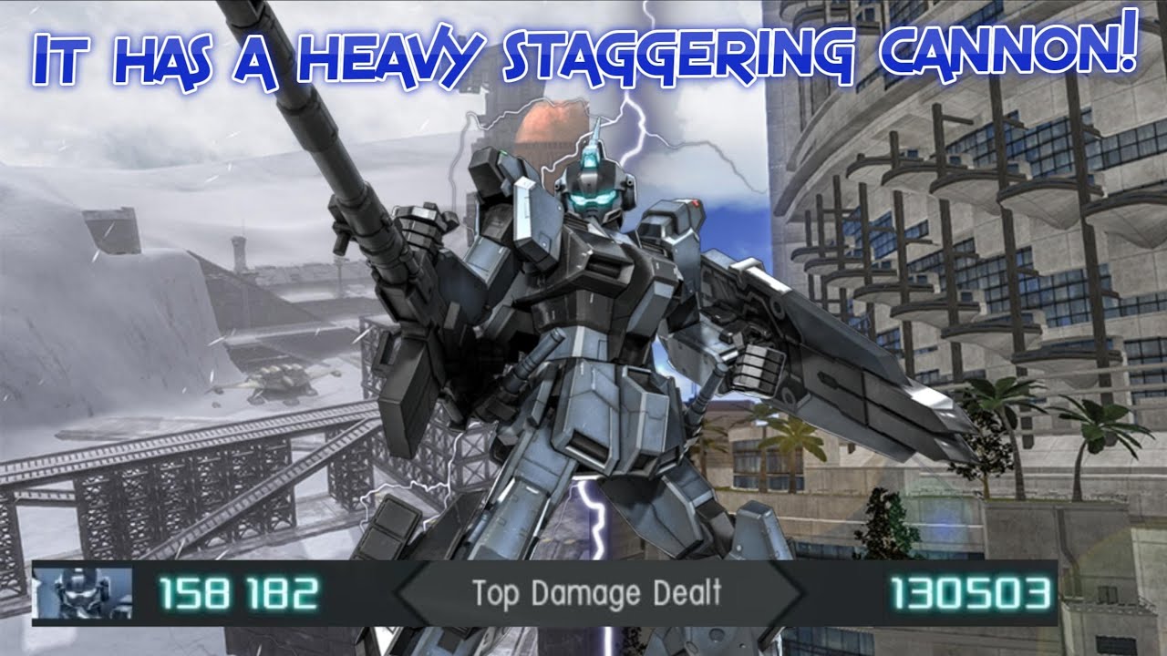 GBO2 Pale Rider Ground Heavy Arms: It has a heavy staggering cannon!