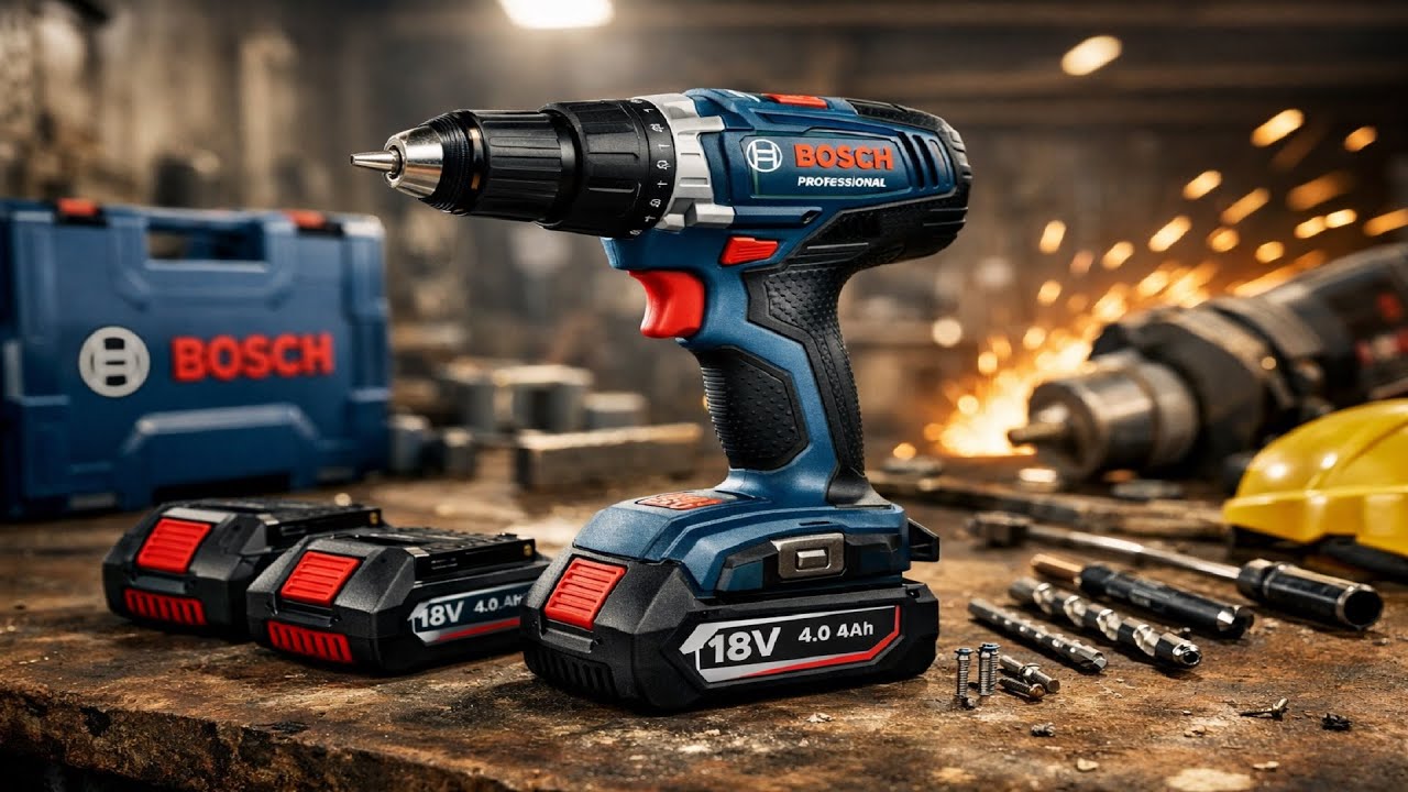 Parafusadeira bosch 18v profissional 2 baterias