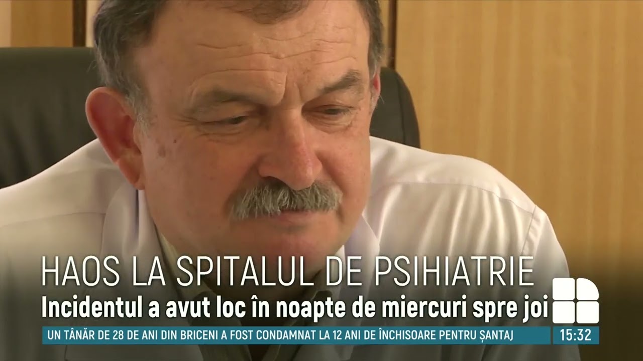 Incendiu puternic la Spitalul Clinic de Psihiatrie din orașul Codru.