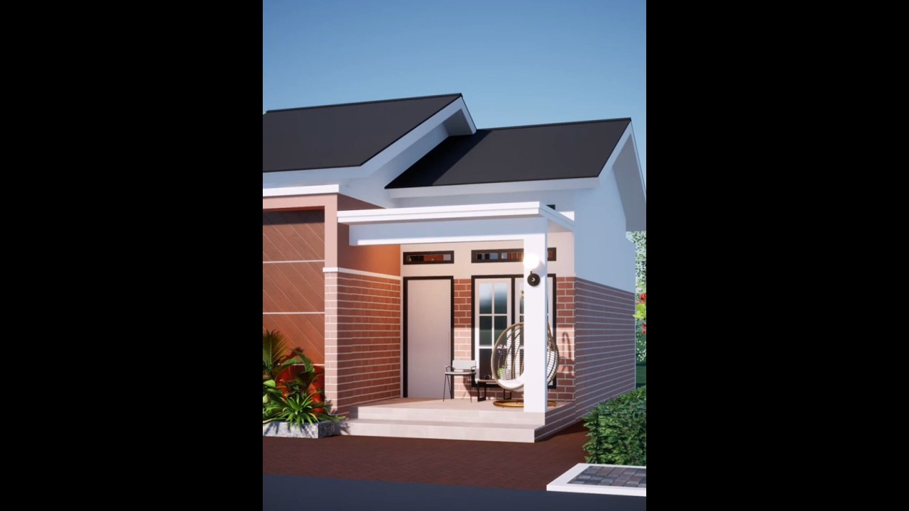 sunguh terpesona dengan fasad rumah tipe 36 ini #rumahminimalis #desainrumah