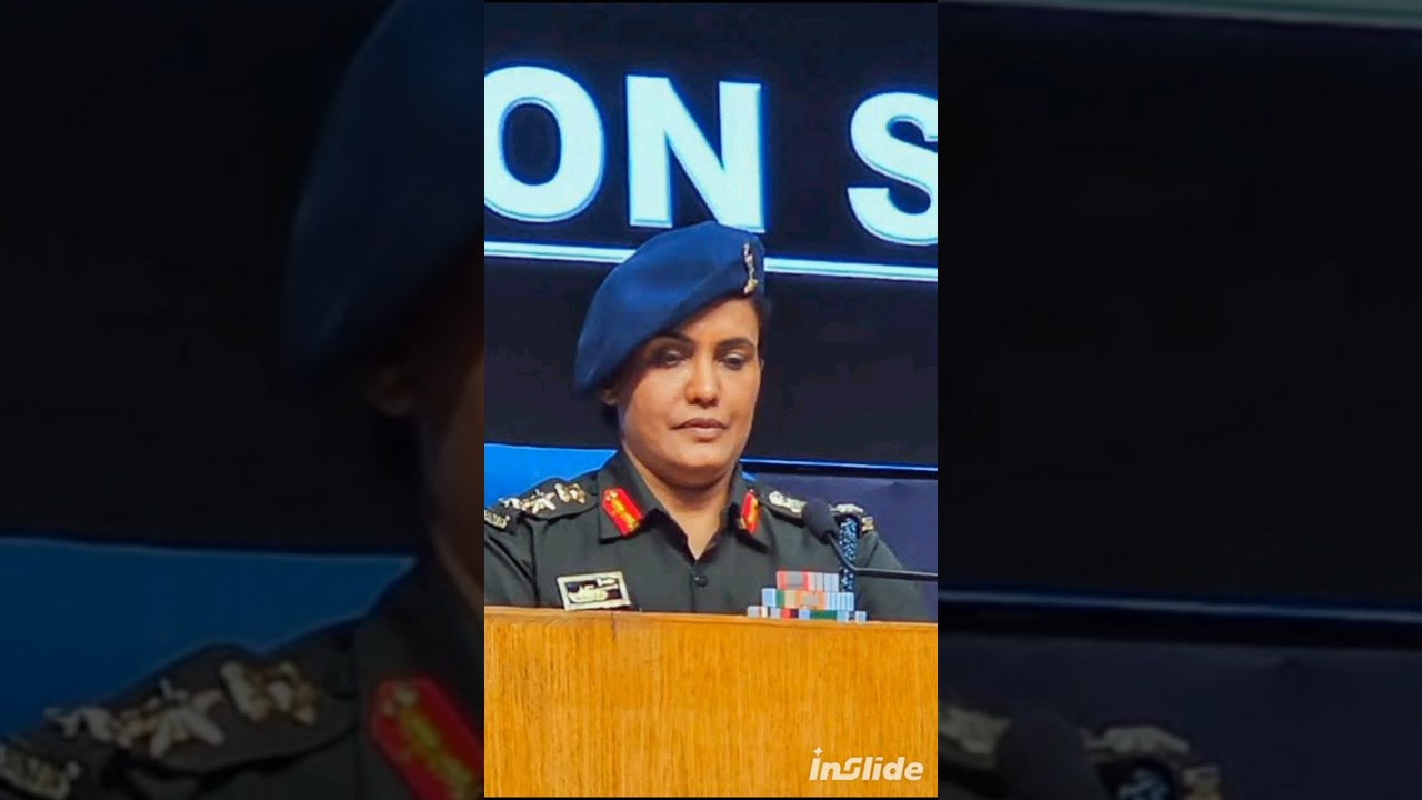 Colonel Sofia Qureshi : Operation Sindoor's Briefing Officer 🇮🇳 Jai Hind