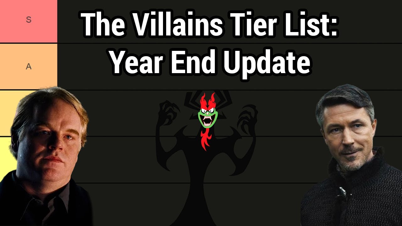 The Villains Tier List Year End Update