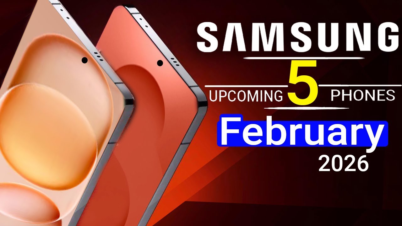 Топ-5 самых ожидаемых телефонов Samsung в феврале 2026 года! Цена и дата запуска в Индии.