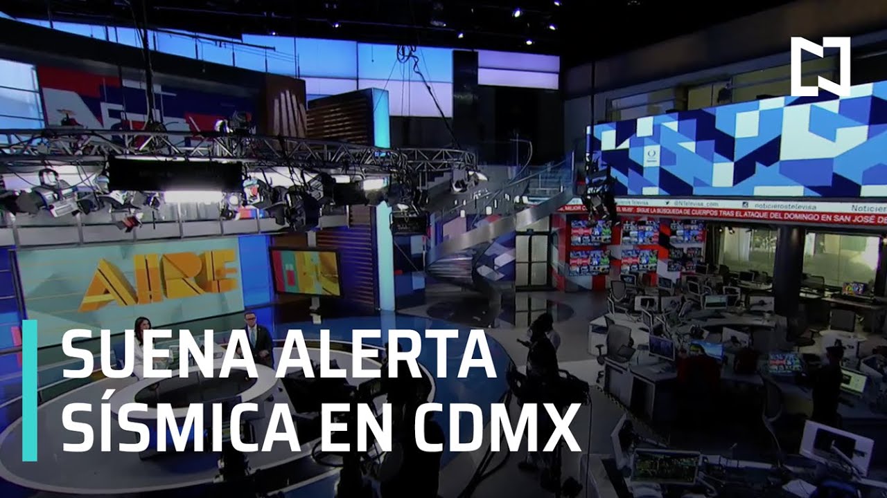 Suena alerta sísmica en la CDMX - Al Aire