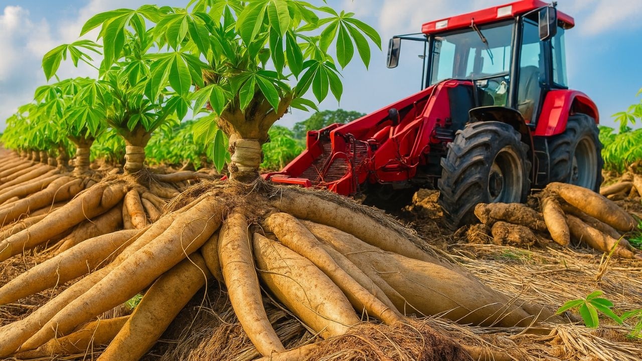 C&oacute;mo se cosechan millones de toneladas de yuca con tecnolog&iacute;a moderna