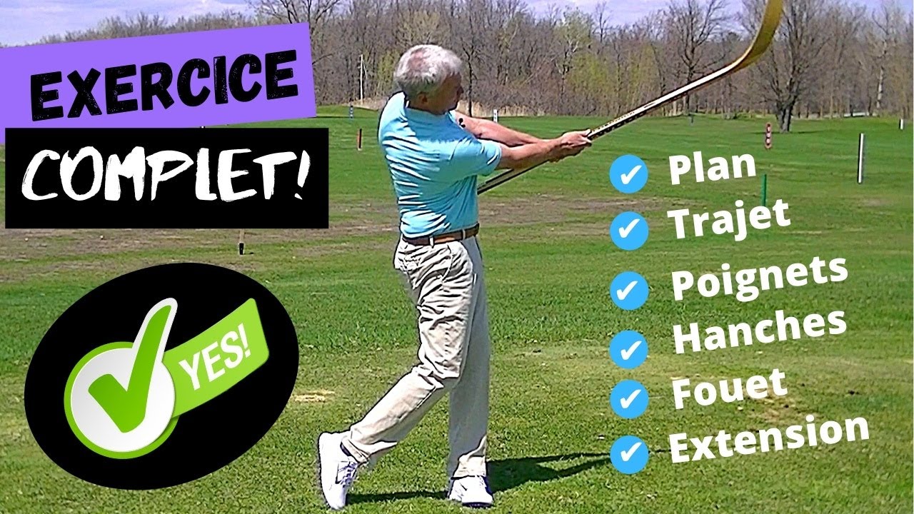 Exercice de golf complet: Muscles + Technique
