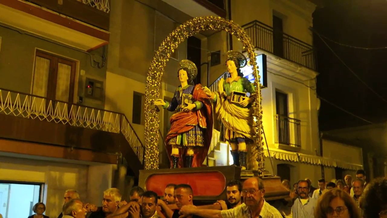 Rientro dei Ss. Cosimo e Damiano a Riace (RC) dopo il restauro - 2018 - 4/5