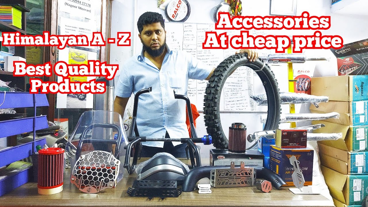 Royal Enfield Himalayan Accessories at cheap price | Royal Enfield accessories | gokulg