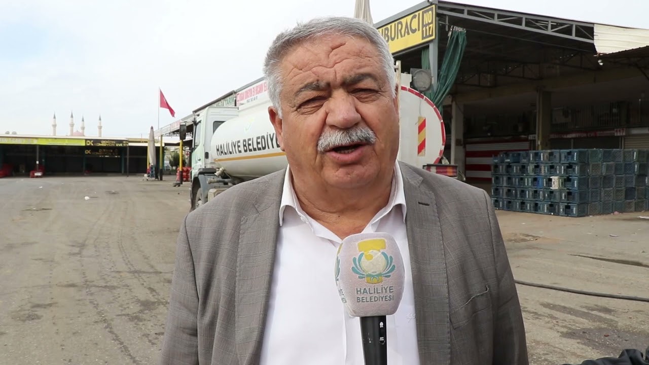HALİLİYE BELEDİYESİ'NDEN HAL PAZARINDA KAPSAMLI TEMİZLİK ÇALIŞMASI