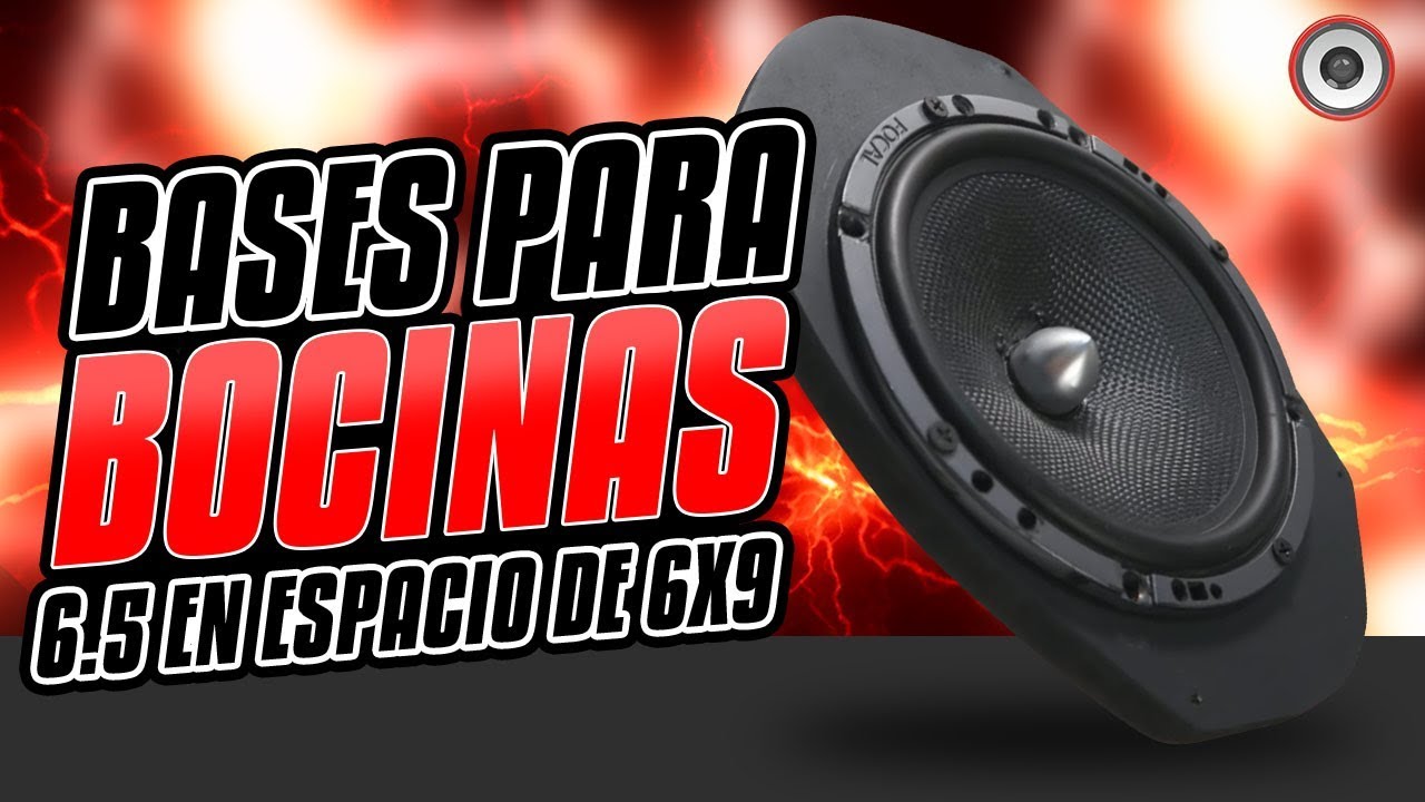 Tutorial: Bases para bocinas 6.5