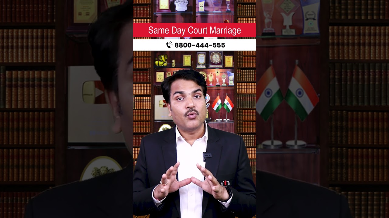 What is the process of same day court marriage?
