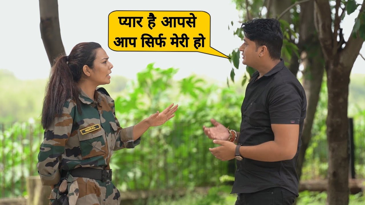 Proposing to lady Army prank || by Sumit Cool Dubey