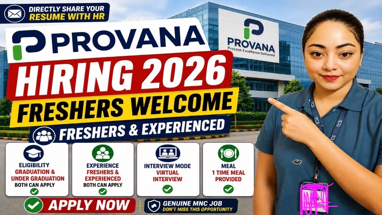 Provana Hiring 2026 | Freshers & Experienced Can Apply | Virtual Interview | Noida MNC Job 2026