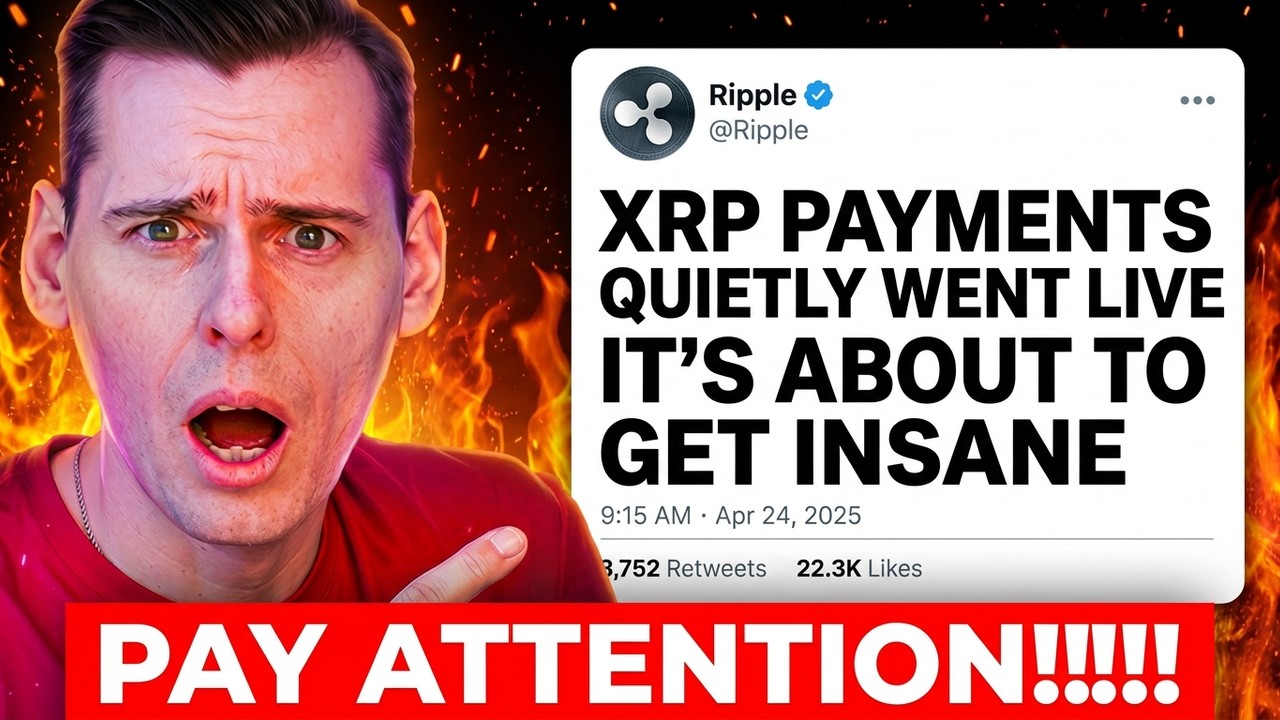 ЭТО СЕРЬЕЗНО... XRP ТОЛЬКО ЧТО ТАЙНО ЗАПУСТИЛ ГЛОБАЛЬНЫЕ ПЛАТЕЖИ!!??