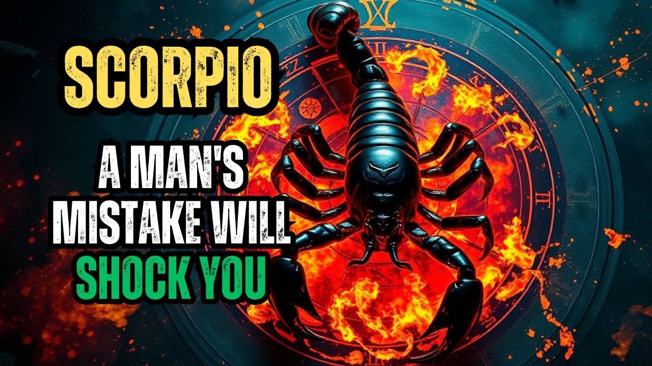 SCORPIO – A MAN'S MISTAKE WILL SHOCK YOU