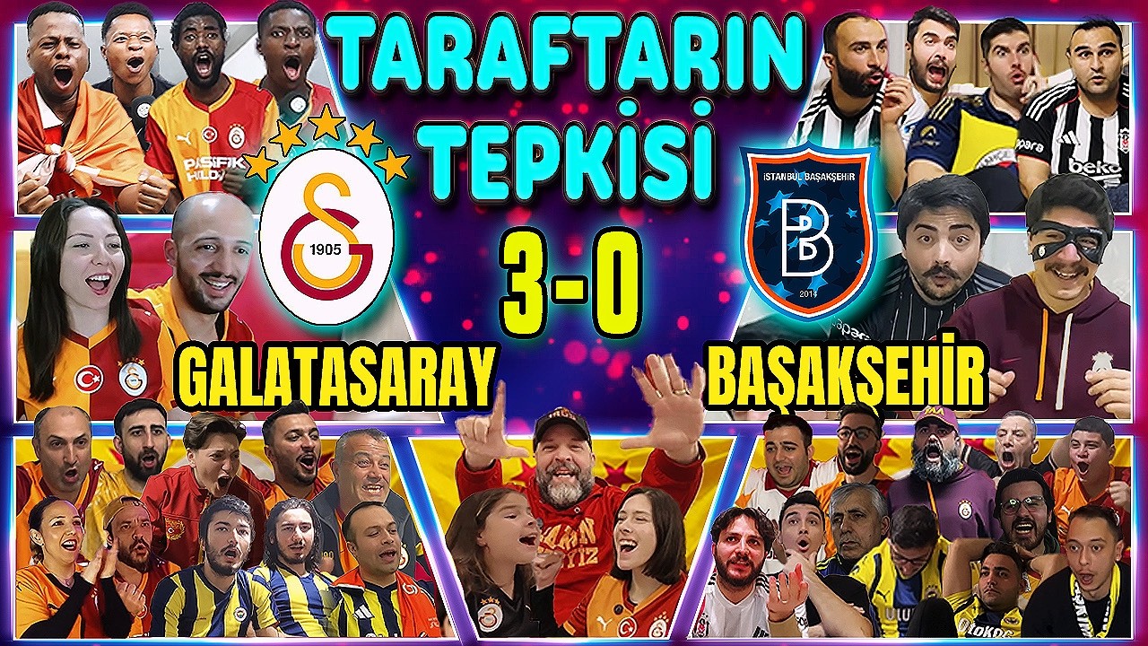 ŞAMPİYONLUK YÜRÜYÜŞÜ🔥 PUAN FARKI 7 OLDU 🦁  GALATASARAY 3-0 BAŞAKŞEHİR | TARAFTARIN TEPKİSİ