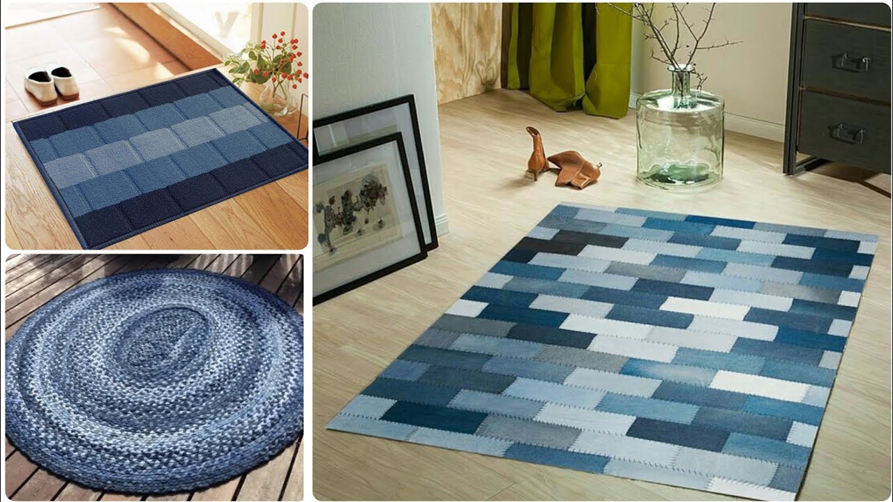 Jeans Doormat Making at Home || Old Jeans Reuse Ideas || Jeans Handmade Things
