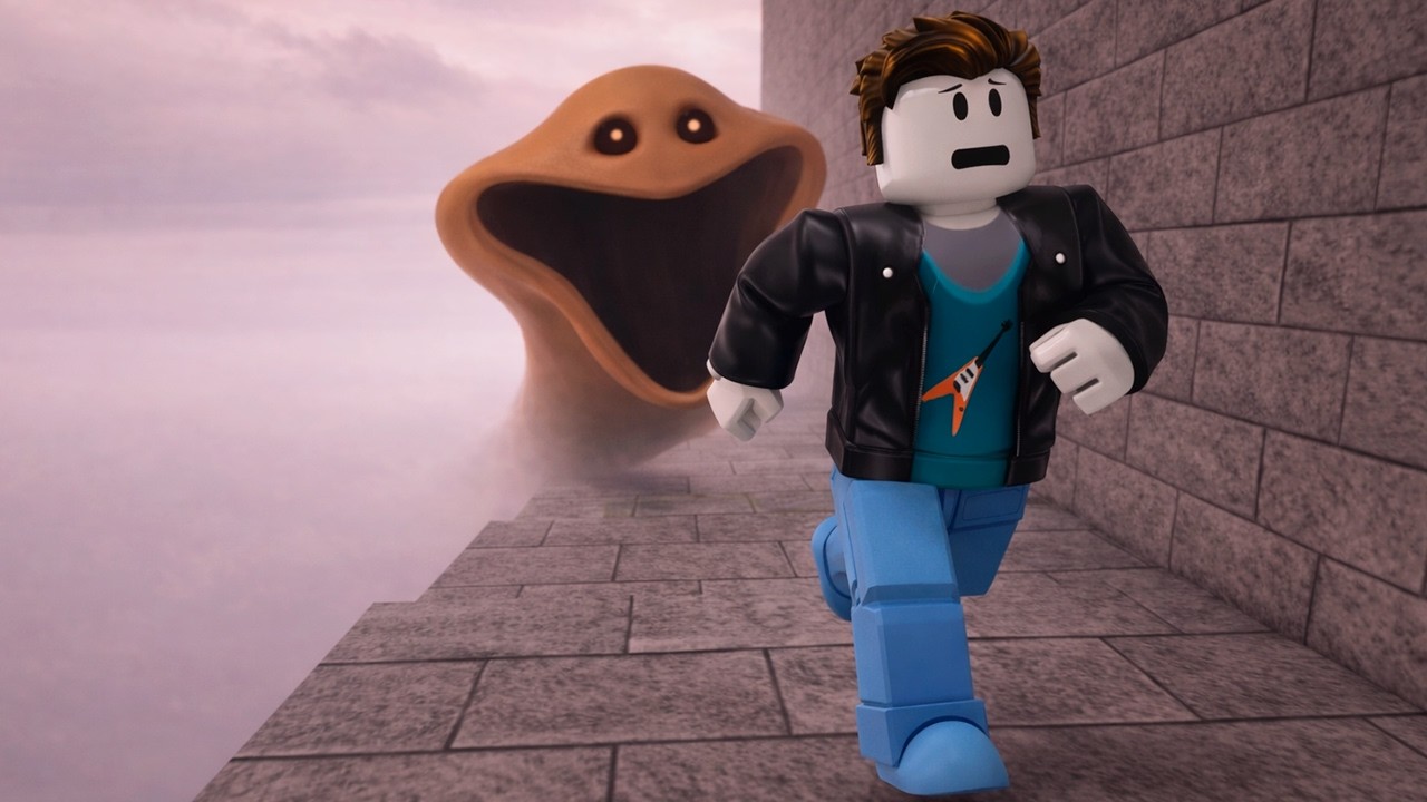 FUGINDO DO HUNGRY WORM NA TORRE! ROBLOX