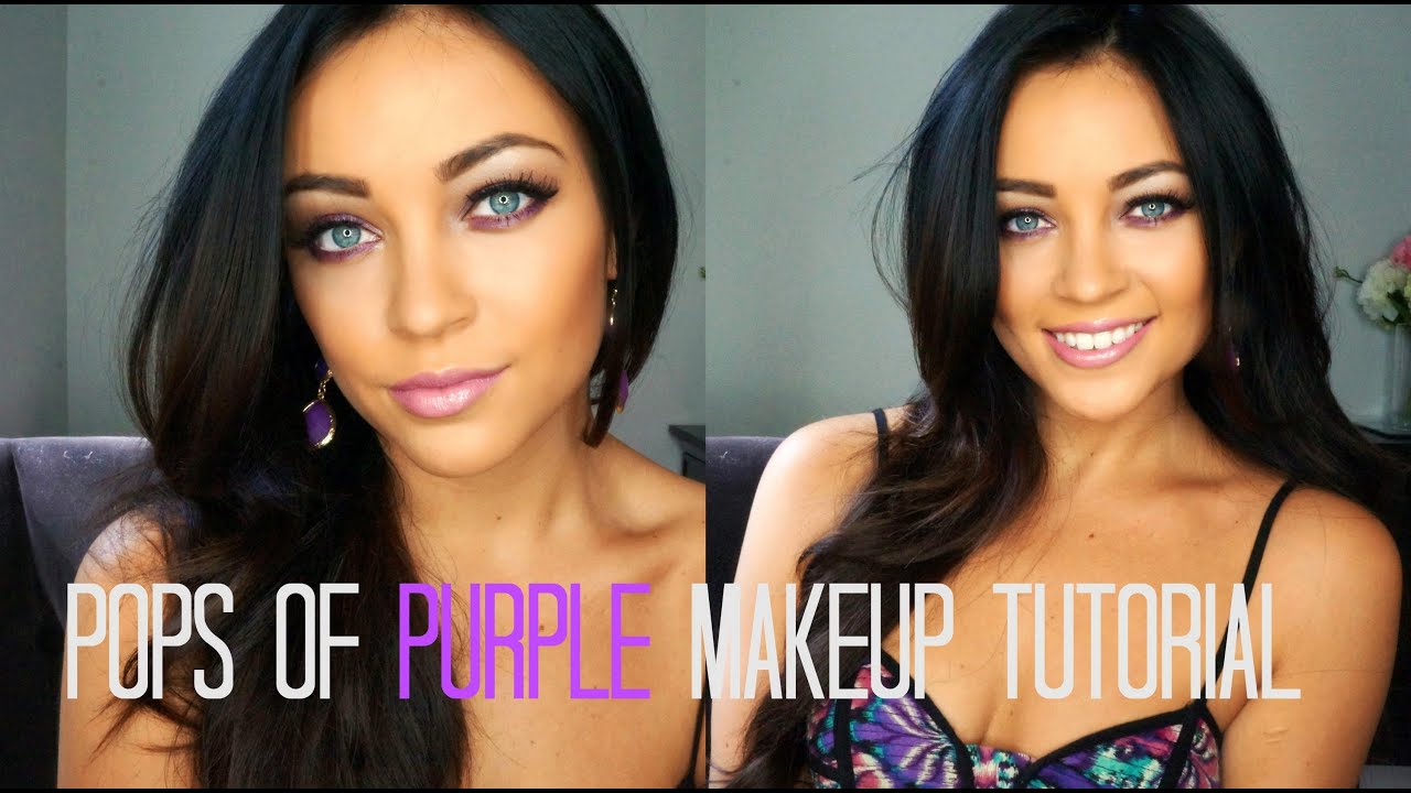 Pops of Purple Makeup Tutorial