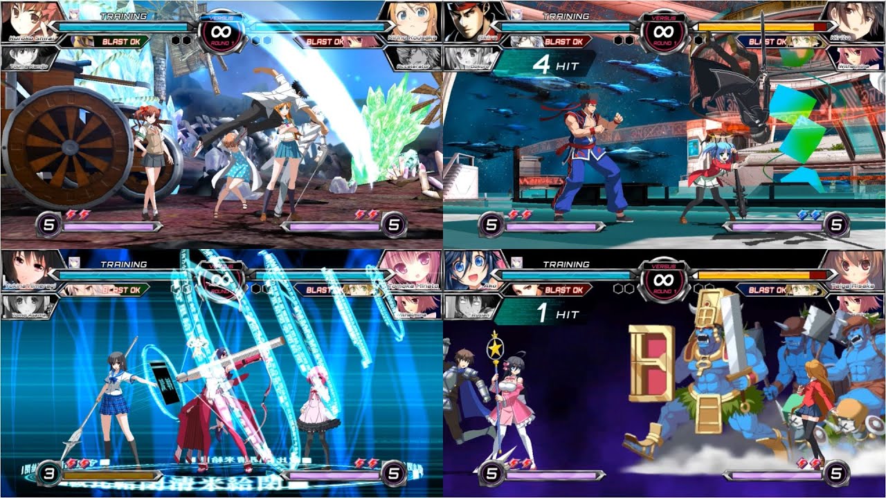 Dengeki Bunko Fighting Climax Ignition [PS3] All Assist Characters