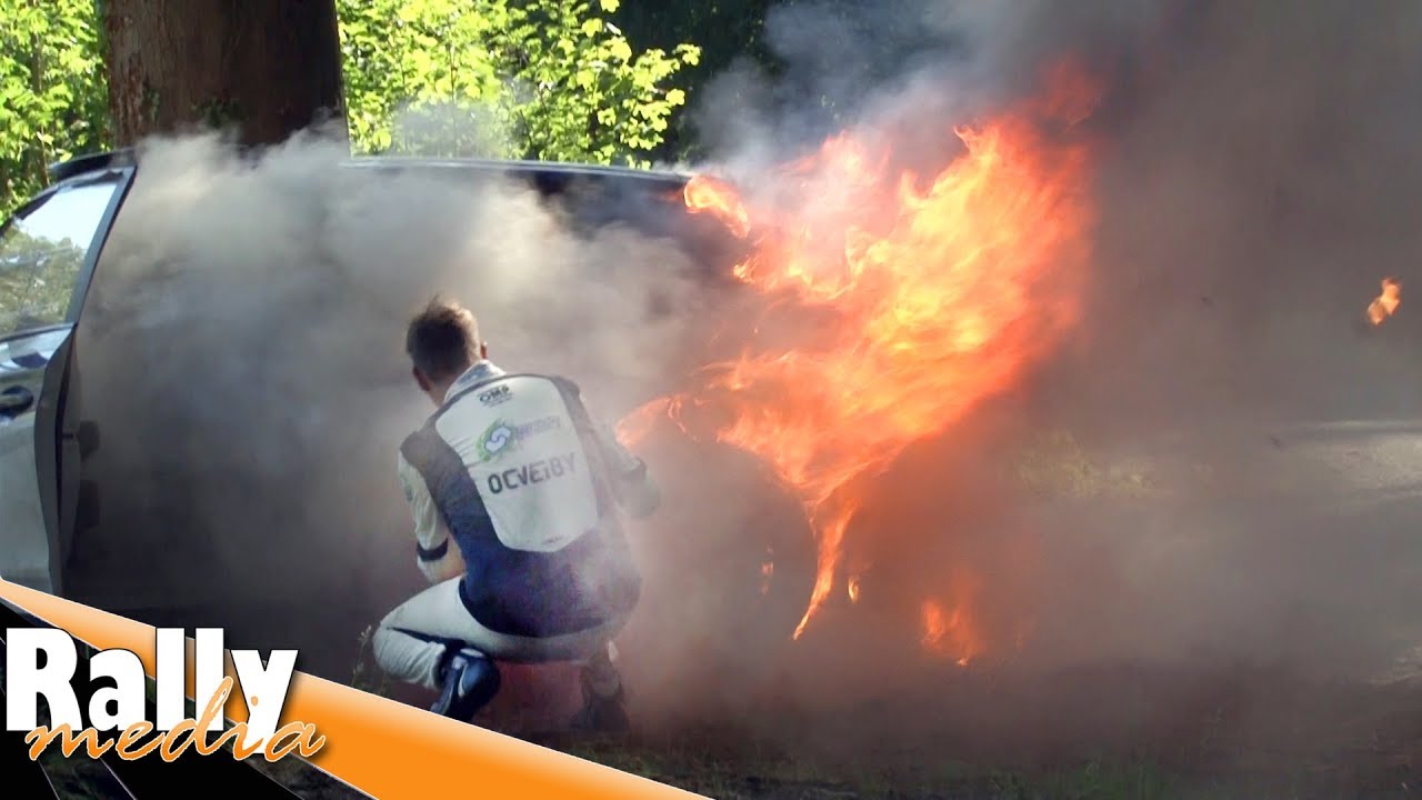 Ypres Rally 2019 - Fire and crash! - Best of by Rallymedia