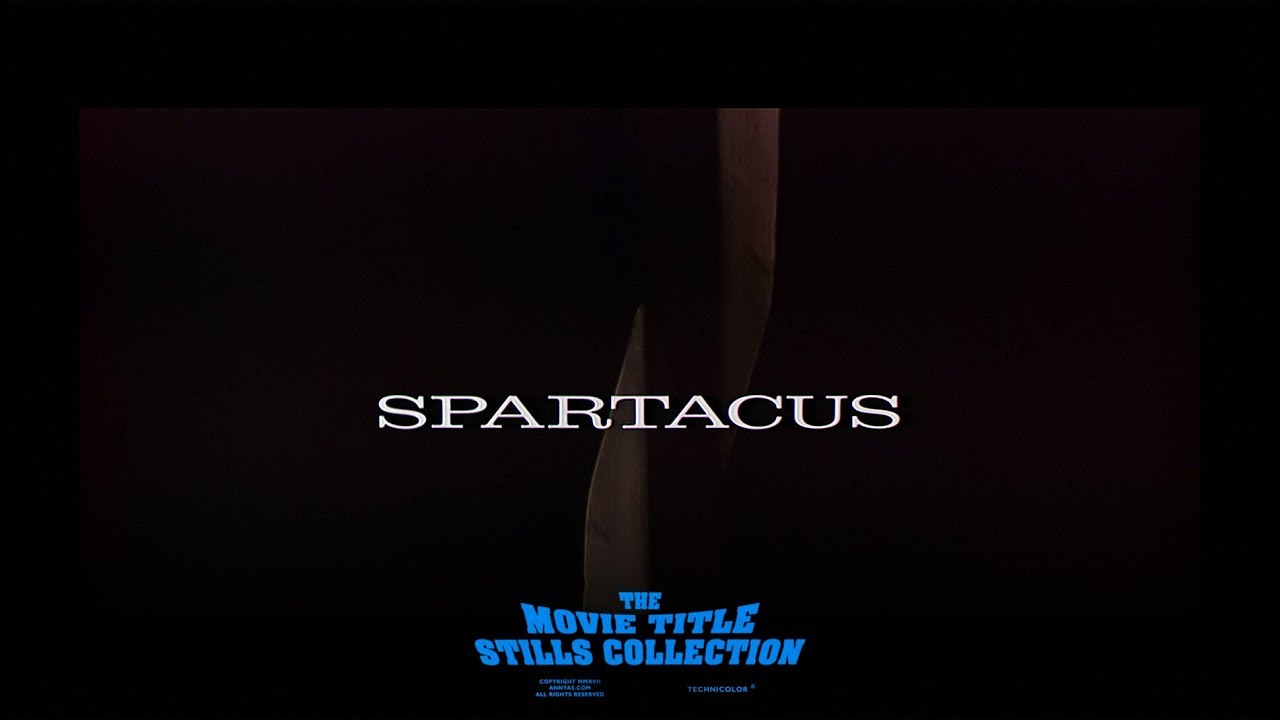 Saul Bass title sequence - Spartacus (1960)