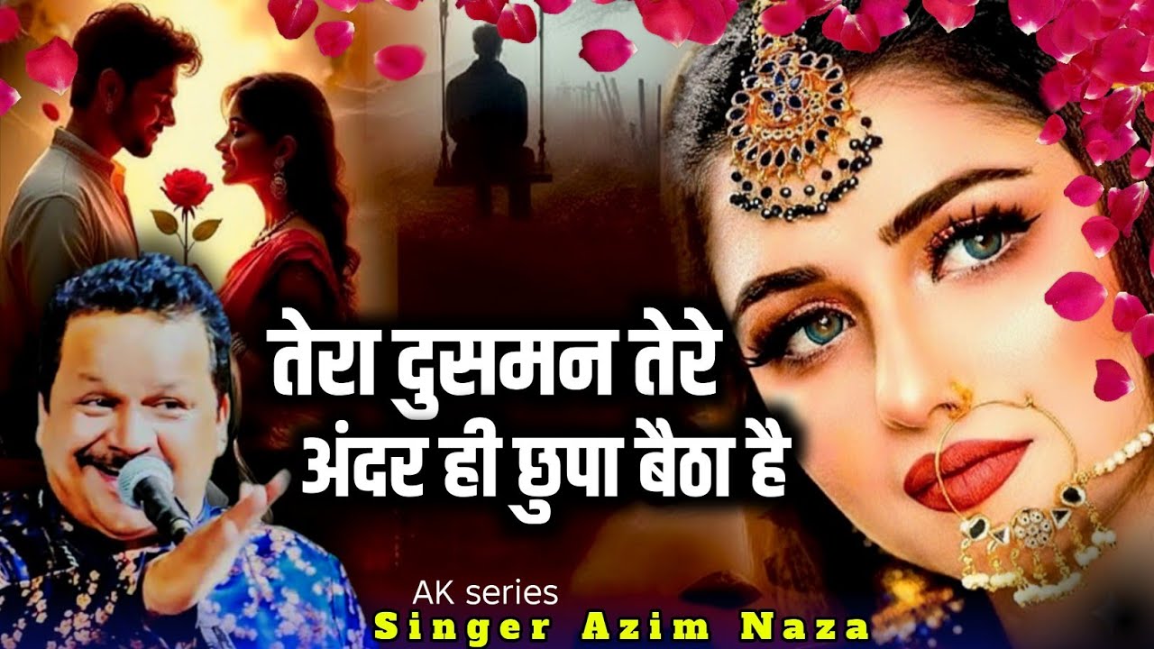 तेरा दुश्मन तेरे अंदर ही छुपा बैठा है | Sad Ghazal 2026 | Azim Naza | AK Series
