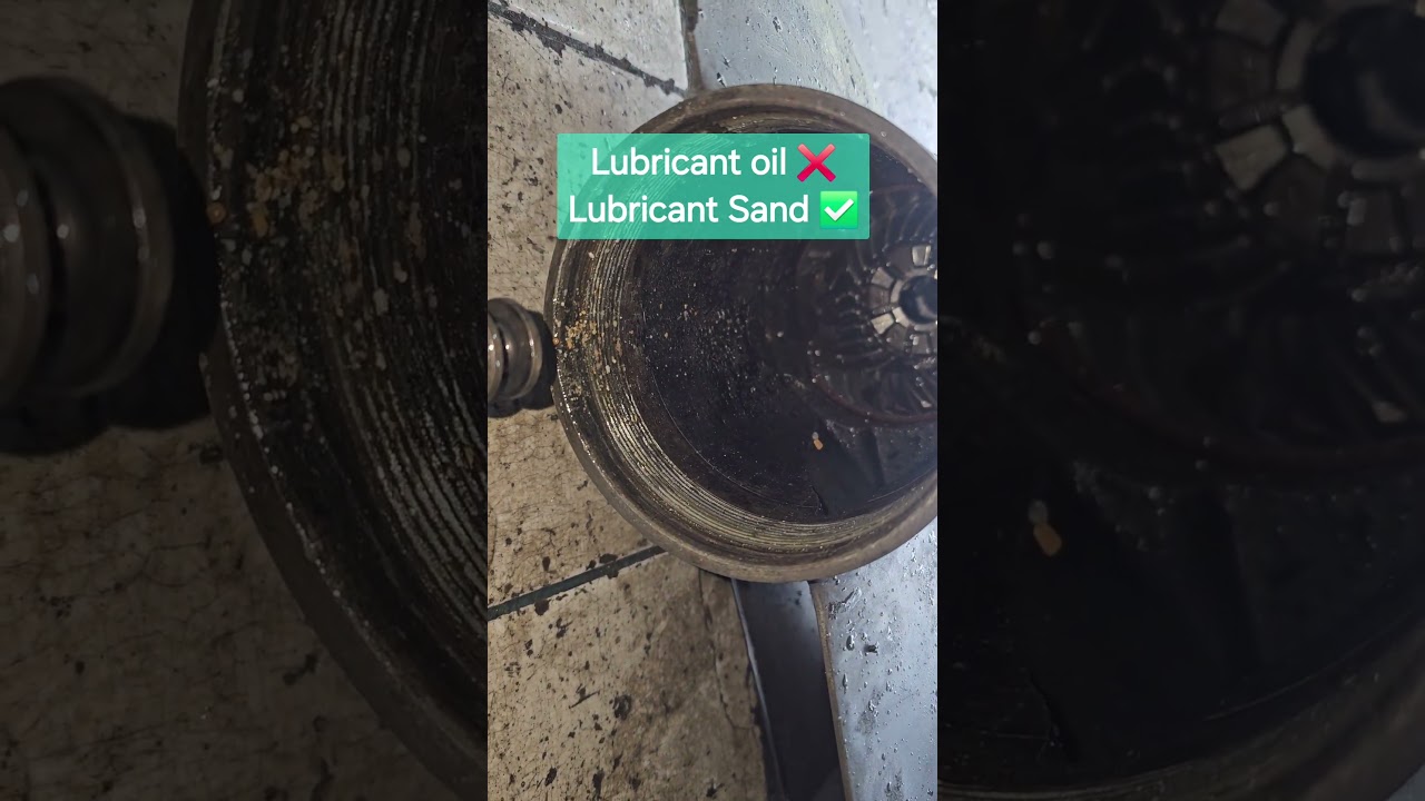 Yamaha outboard 200Hp lower unit mix lubricant with sand. 😱