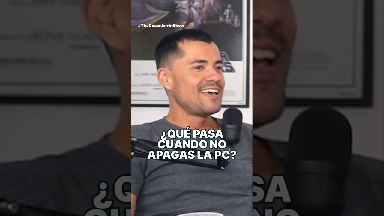 &iquest;Qu&eacute; pasa cuando no apagas la pc? #podcast #entrevista #thecesarjarrinshow #pc #pcgaming