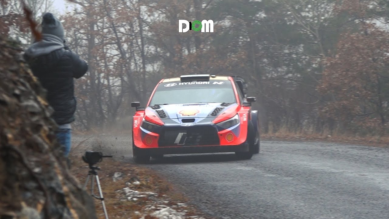 WRC Rally Montecarlo 2025⚠️Test Ott TANAK - Hyundai I20 Rally 1