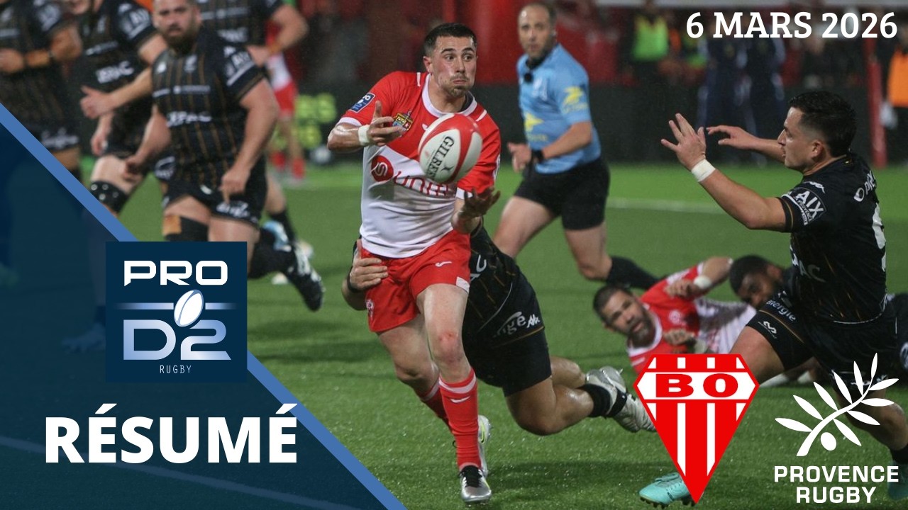 Pro D2 : le résumé de Biarritz vs Provence Rugby - Journée 22 Saison 2025/26