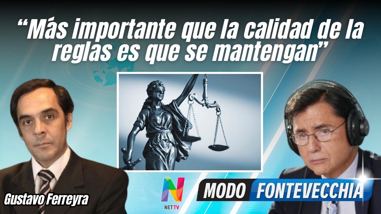 El abogado Gustavo Ferreyra hizo una reflexión sobre el derecho constitucional