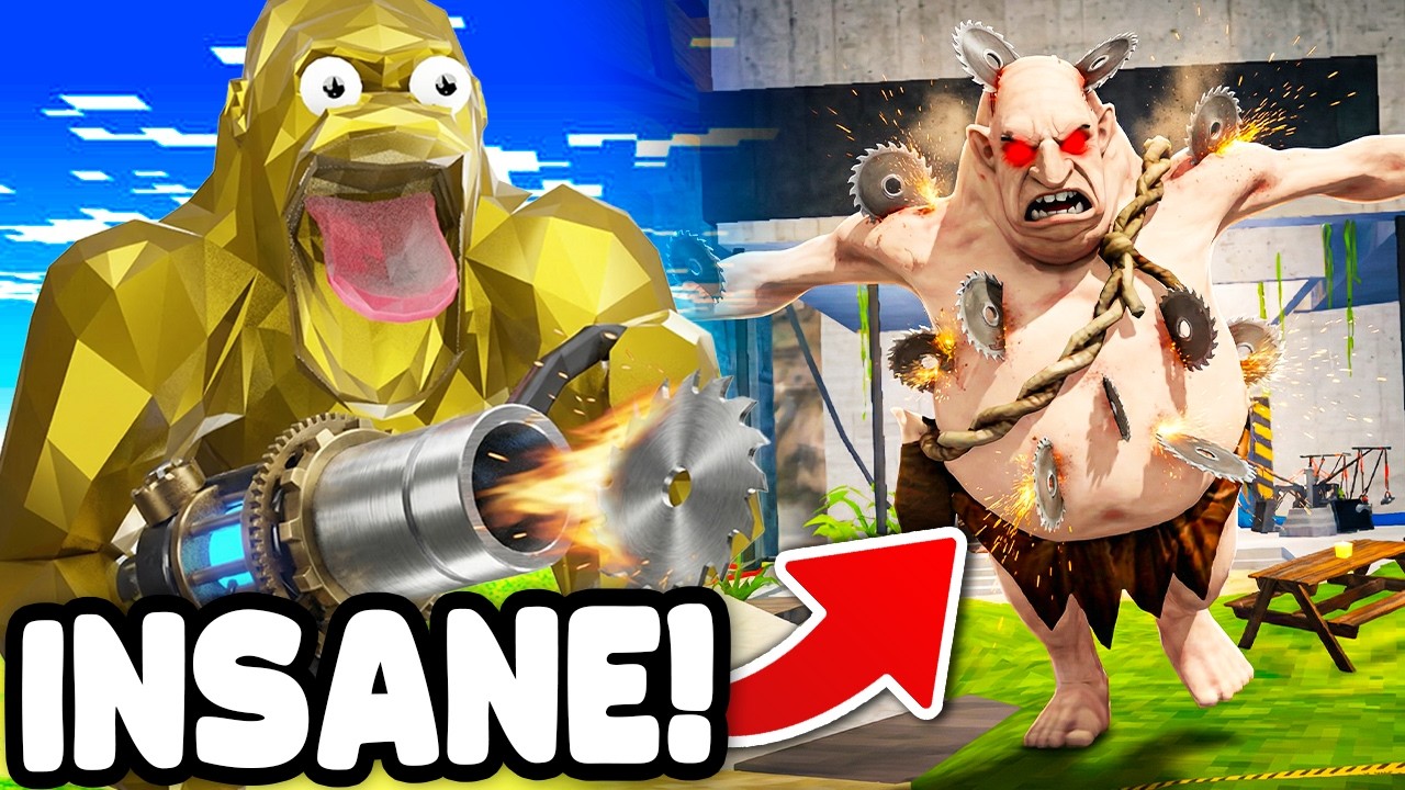 NEW SAWBLADE LAUNCHER is OVERPOWERED in Animal Company! (Animal Company VR)