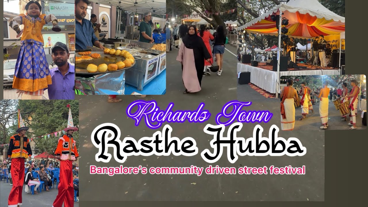 Bangalore street festival| Richards Town Rasthe Hubba 