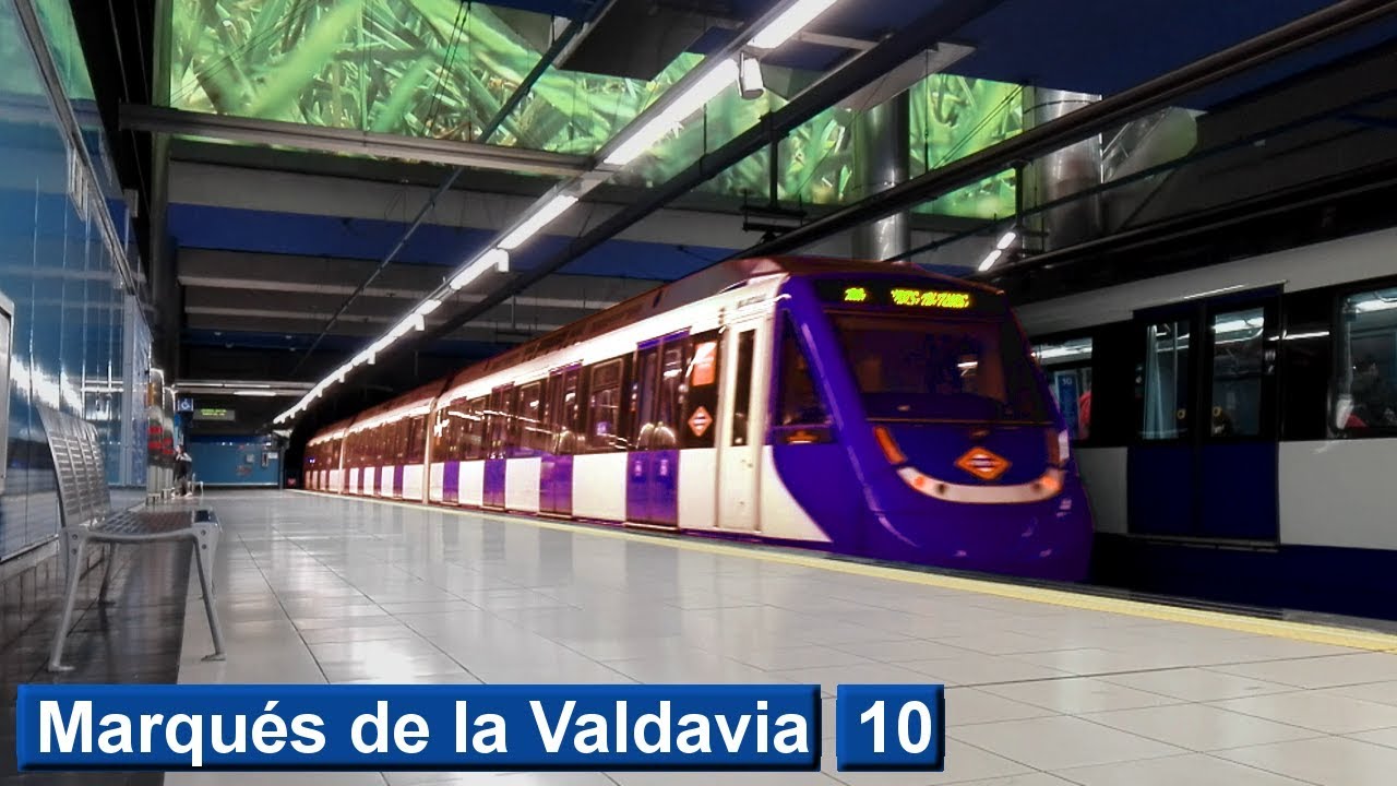 Marqués de la Valdavia | линия 10 : Мадридский метрополитен ( класс 9000 )