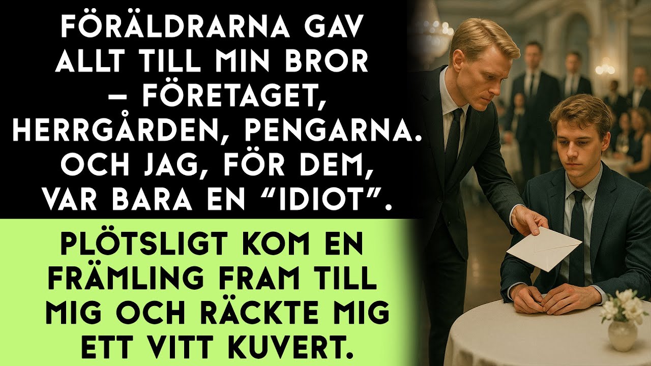 De firade min brors framgång... utan att veta vilken överraskning farfar hade förberett