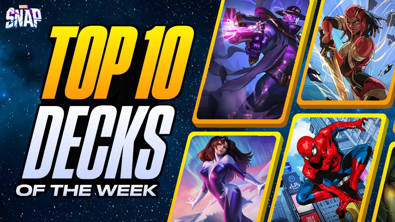 TOP 10 BEST DECKS IN MARVEL SNAP | Weekly Marvel Snap Meta Report #198