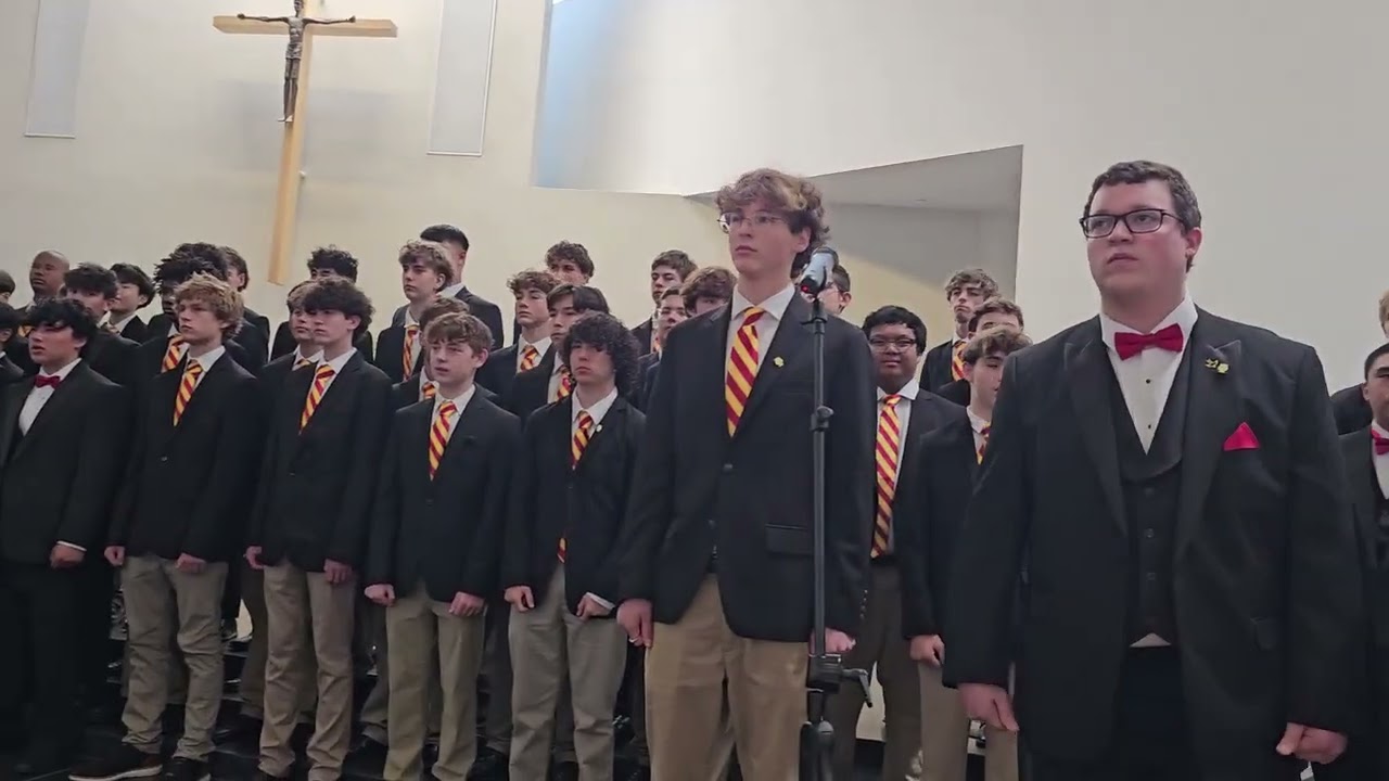 The Wellerman sung by Men's Chorus, Concert Choir, and Chamber Choir