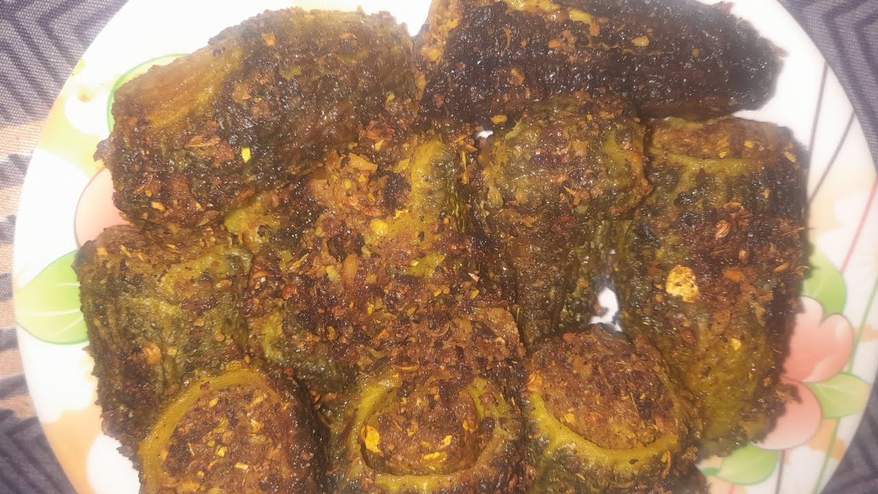 घर पर बनाए स्वादिष्ट करेले का भरवा की रेसिपी |#food #indiandessertrecipe #viralrecipes #cooking 