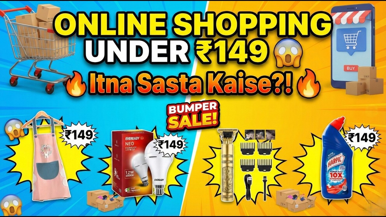 ₹149 Budget Blast 💥 | Cheapest Online Finds Ever!