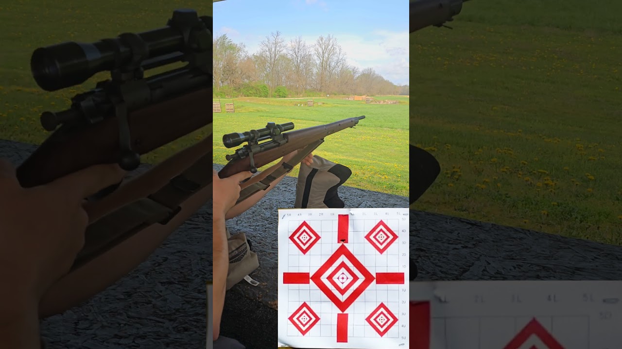 M1903A4 Springfield with a Weaver K2.5 out to 100 yards