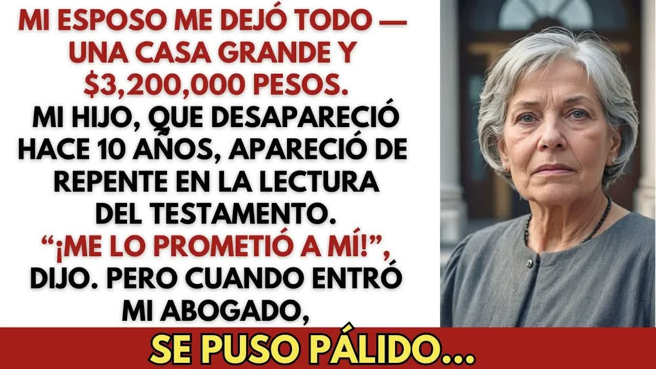 Mi Esposo Me Dejó Todo  Mi Hijo, Que Desapareció Hace 10 Años, Apareció de Repente…