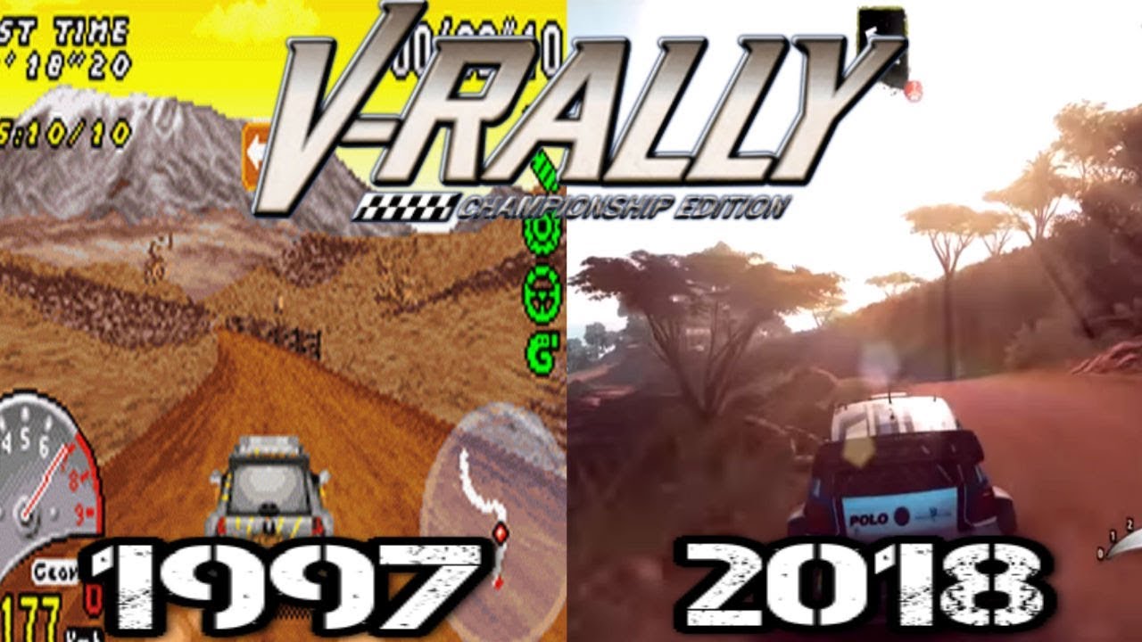 Evolucion de V-Rally (1997 - 2018) Evolution of V-Rally (Juegos de Rally)
