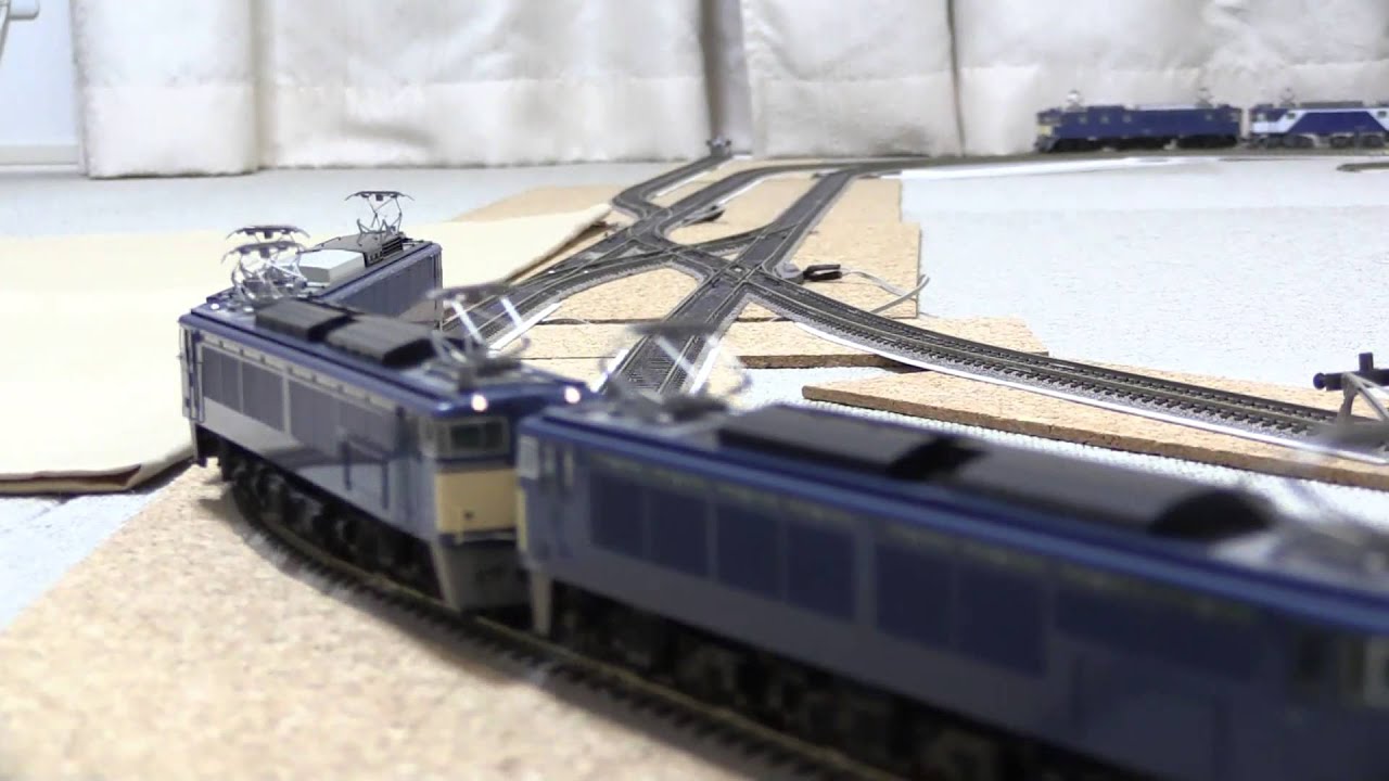 フライシュマン　ダブルスリップ ダブルクロスポイント走行　トミックスＥＦ６４１０００番台　トミックスＥＦ６３　トミックスＥＦ６２
