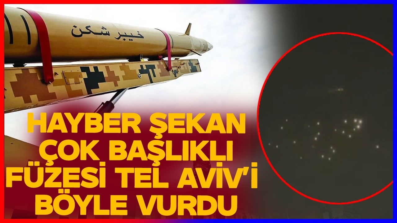 İran Gece Yarısı Hiperonik Füzelerle Tel Aviv'i Vurdu! Demir Kubbe İzledi İran Vurdu