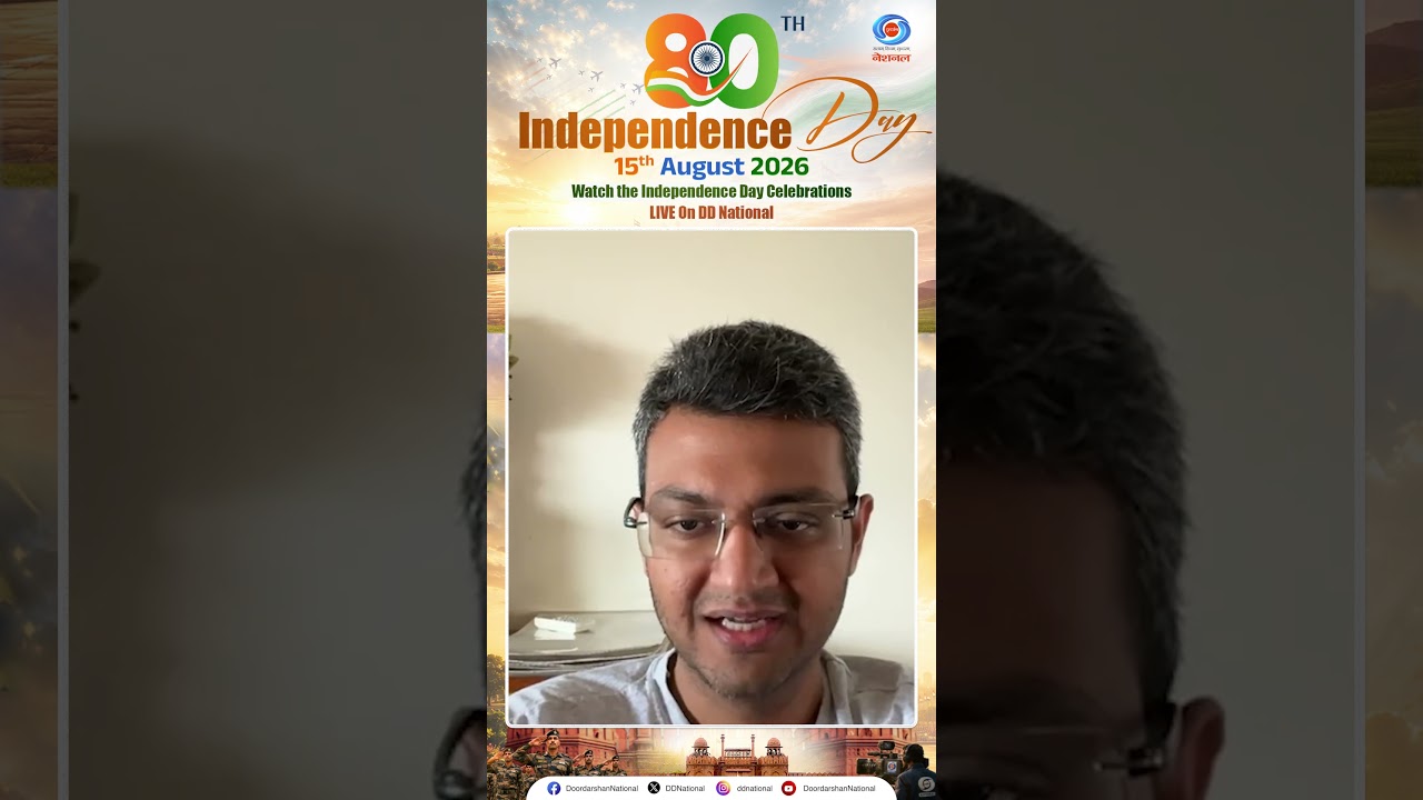 Independence Day 2026 🇮🇳 | Live Celebrations on DD National | August 15, 2026