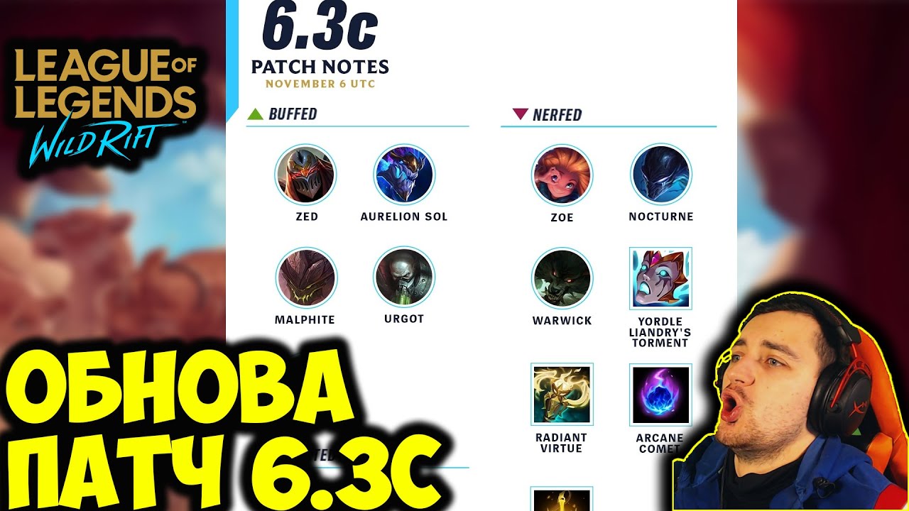 ОБНОВЛЕНИЕ ПАТЧ  6.3с