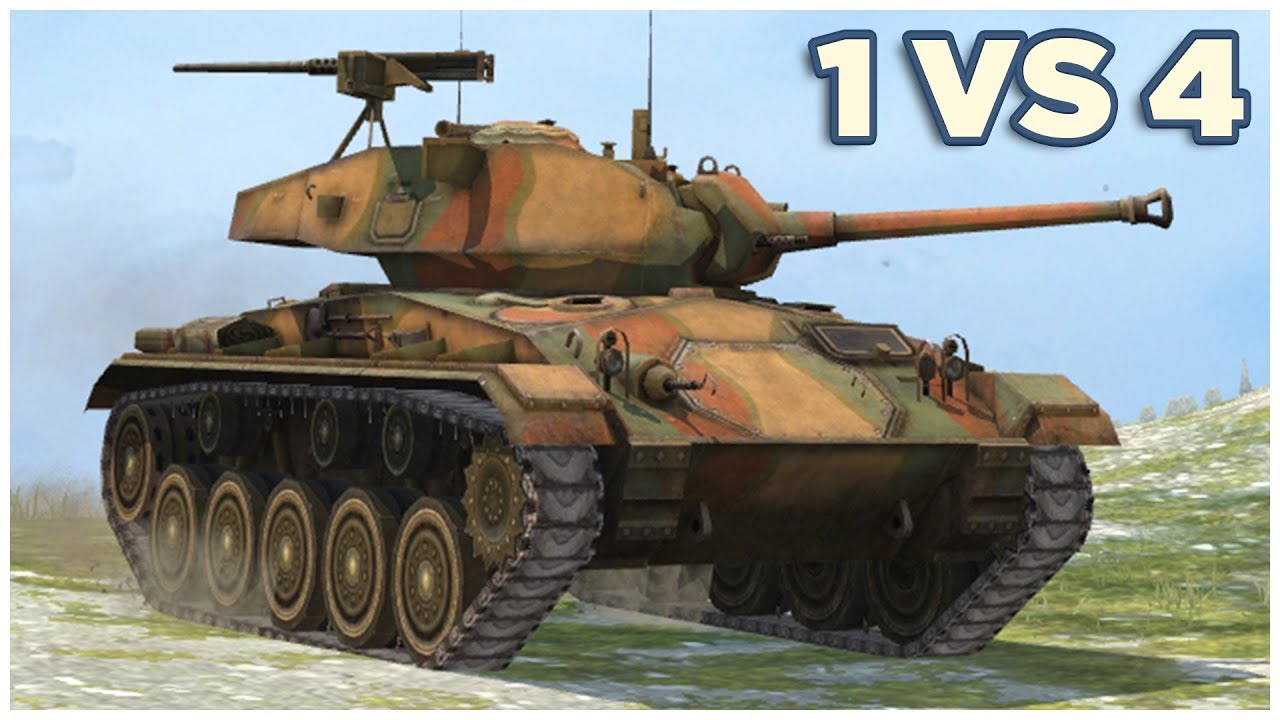 M24 Chaffee • 2.2К УРОНА • 6 ФРАГОВ • WoT Blitz