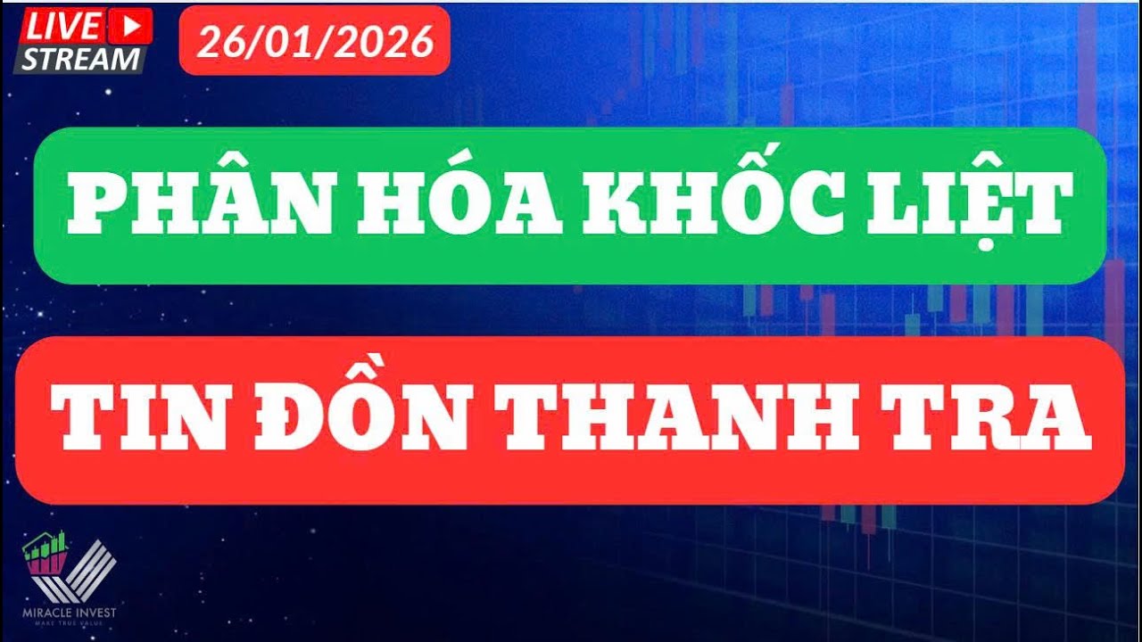 Nhận Định Thị Trường 26/01/2026| PHÂN HÓA KHỐC LIỆT - TIN ĐỒN THANH TRA